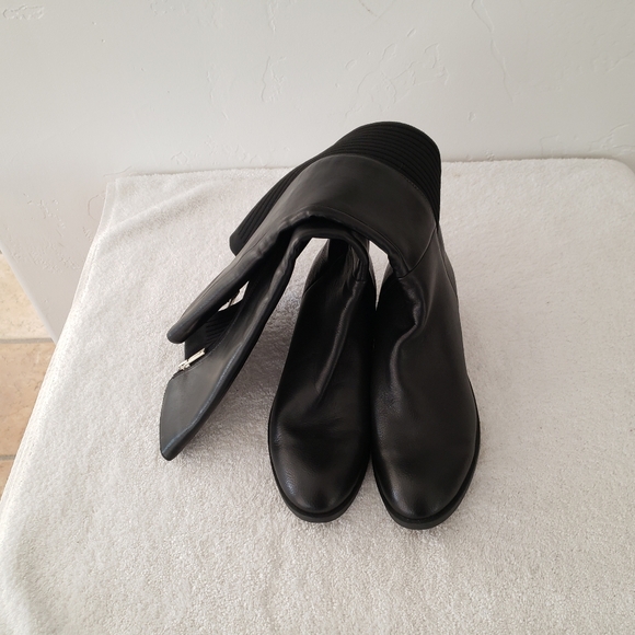 Kenneth Cole Levon Black Knee-High Women's Boots Size 9 Riding - Picture 2 of 11